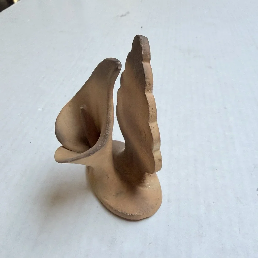 Vintage Calla Lily Ceramic Pottery Art Deco Gift Decor Garden Cottage